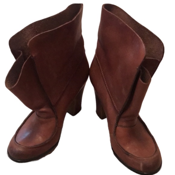 RARE Maison Martin Margiela Line 22 Open Flap Ankle Boot. Sz. 7.5/37.5 - Picture 2 of 11